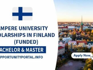Tampere University Scholarships In Finland 2024 (Funded)