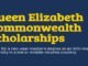 Queen Elizabeth Commonwealth Scholarships (QECS) 2024/25 [Fully Funded]