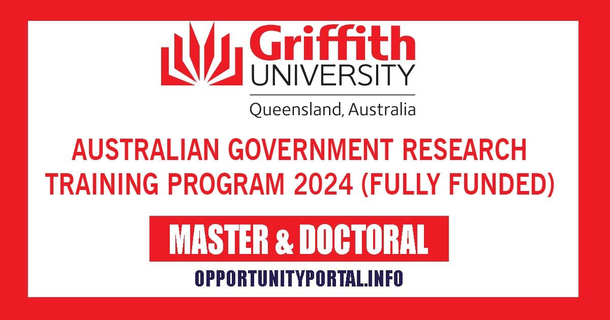 Griffith University Australian Government Scholarship 2024 (Fully ...