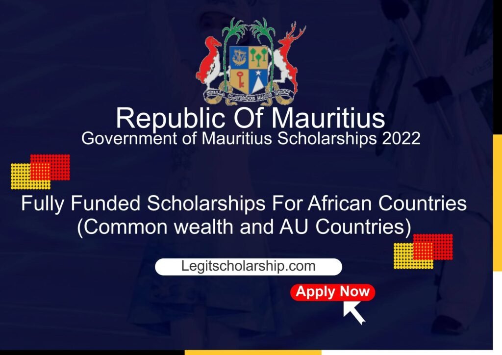Fully Funded Government of Mauritius Scholarship 2024