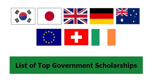 List of Top Government Scholarships 2024
