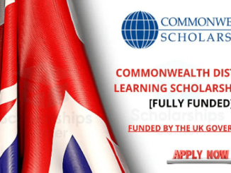 Commonwealth Distance Learning Scholarships 2024/25 [Fully Funded]