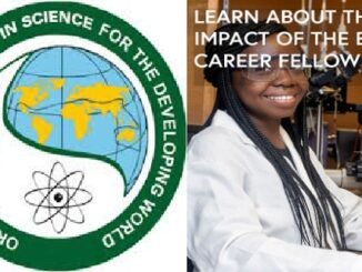 UNESCO and OWSD Early Career Fellowship [USD 50,000]