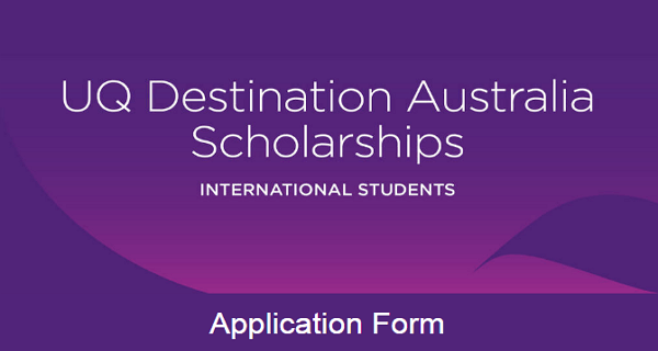 University of Queensland Destination Australia Scholarship for International students