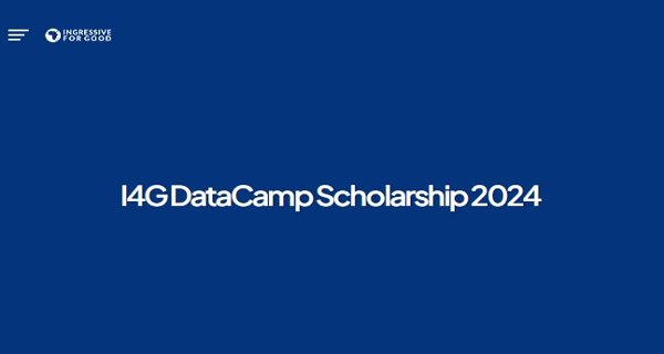 I4G DataCamp Scholarship for Africans 2024 [Fully Funded]