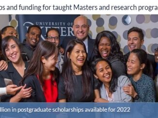 University of Exeter Scholarships and funding for Taught Masters and Research Program