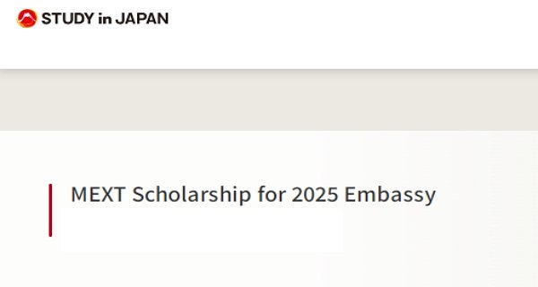 Japanese Government (MEXT) Scholarship 2025 for International Students